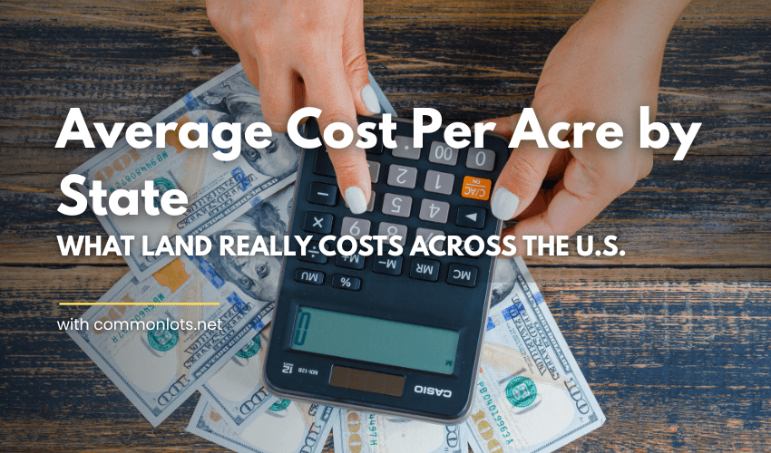 Average Cost Per Acre by State