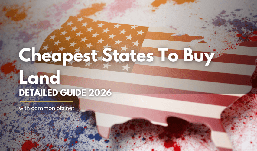 Cheapest States To Buy Land 2026