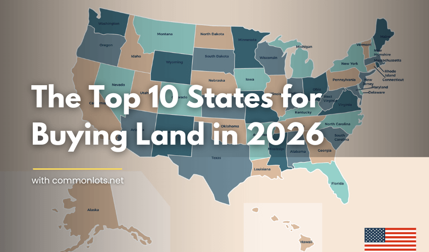 The Top 10 States for Buying Land in 2026
