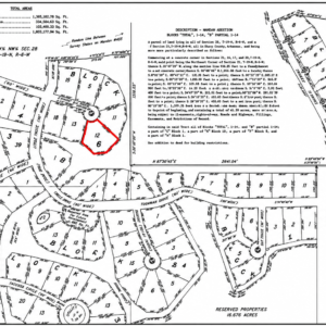 Arkansas Property 3/4 acre residential lot nestled near Hwy 289 and the serene shores of Lake Omaha, perfectly primed for constructing your dream home or placing a charming mobile home. Cherokee Village- Utilities at the property and road frontage: APN: 205-13946-000