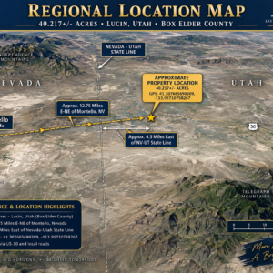 40 Acres for Sale in Lucin, Utah – Mountain Views (Box Elder County)