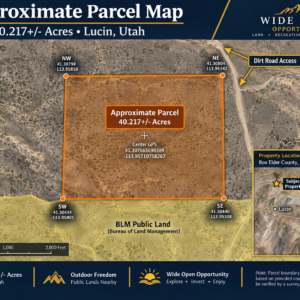 40 Acres for Sale in Lucin, Utah – Mountain Views (Box Elder County)