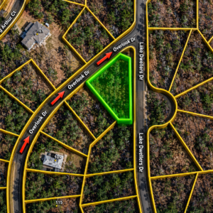 Arkansas Residential Property –   Greers Ferry Lake*  Van Buren County — Flat Lot, Ready to Build, Power & Water, Close to the Lake APN: 4400-10134-0000