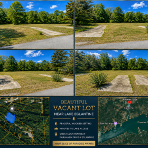Arkansas Residential Property –   Greers Ferry Lake*  Van Buren County — Flat Lot, Ready to Build, Power & Water, Close to the Lake APN: 4400-03261-0000