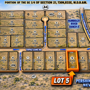 1.65 Acres with Power on the Property | Humboldt River Ranch | Breathtaking Mountain Views! APN: 010-455-05