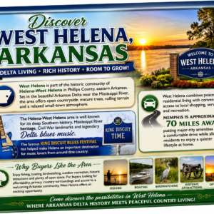 Your West Helena Homesite Awaits — Utilities Ready, Great Road Frontage & Prime Location! APN: 704-04572-000