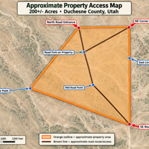 200 Acres in Bridgeland, Utah-Road Access & Incredible Views!  Bridgeland Utah with multiple road access points, dramatic desert scenery, rolling terrain, and expansive mountain views. A rare opportunity for recreation, investment, ranch-style use, or creating your own private getaway in beautiful Duchesne County.