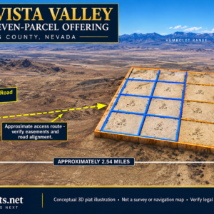 287 Acres • Surveyed Property -Easements**** Farm, Agricultural and Residential - Buena Vista Valley, Pershing County, NV 7 Individual 40+ Acre Parcels • BLM Surrounding • Easy Access • Unmatched Views Buy the Entire 287 Acres -APN's: 015-240-03, 04, 05, 06, 11, 13, 14