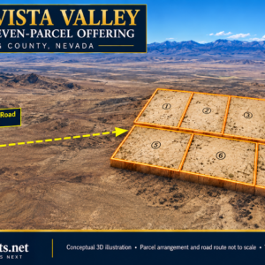 287 Acres • Surveyed Property -Easements**** Farm, Agricultural and Residential - Buena Vista Valley, Pershing County, NV 7 Individual 40+ Acre Parcels • BLM Surrounding • Easy Access • Unmatched Views Buy the Entire 287 Acres -APN's: 015-240-03, 04, 05, 06, 11, 13, 14