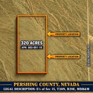 320 Acres Surrounded by BLM Government Land — East of Seven Troughs Mountain!  Imagine a private country retreat, a future home with sweeping views, or space for farming and agricultural pursuits. APN: 003-051-15